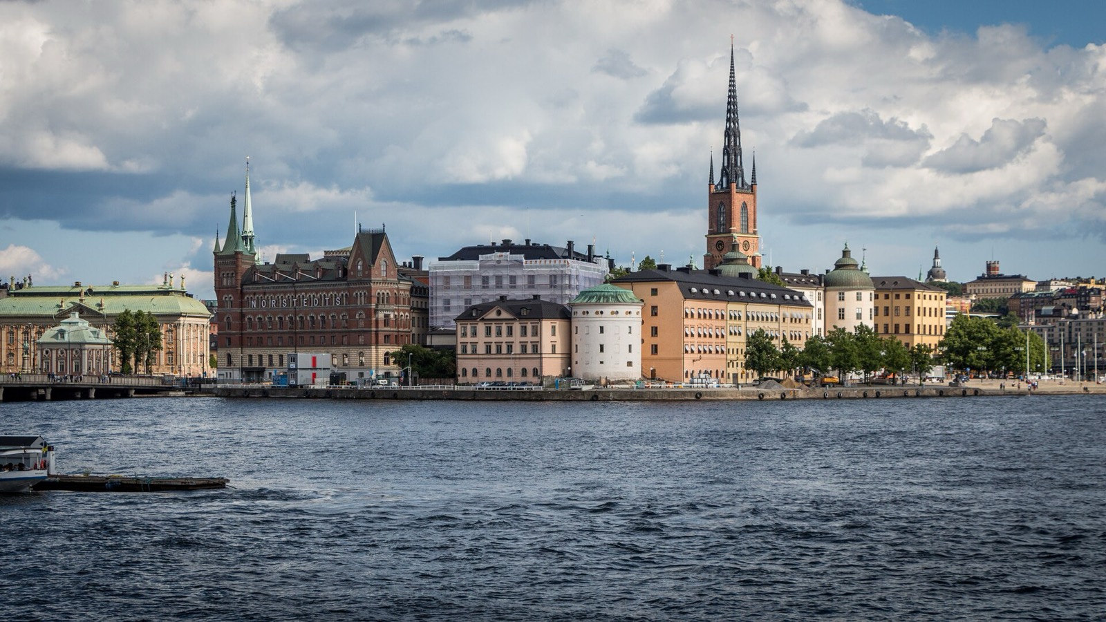 Riddarholmen i Stockholm en sommardag